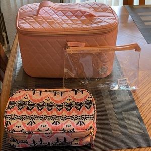 New Caboodles set of  3 travel and make up bags!